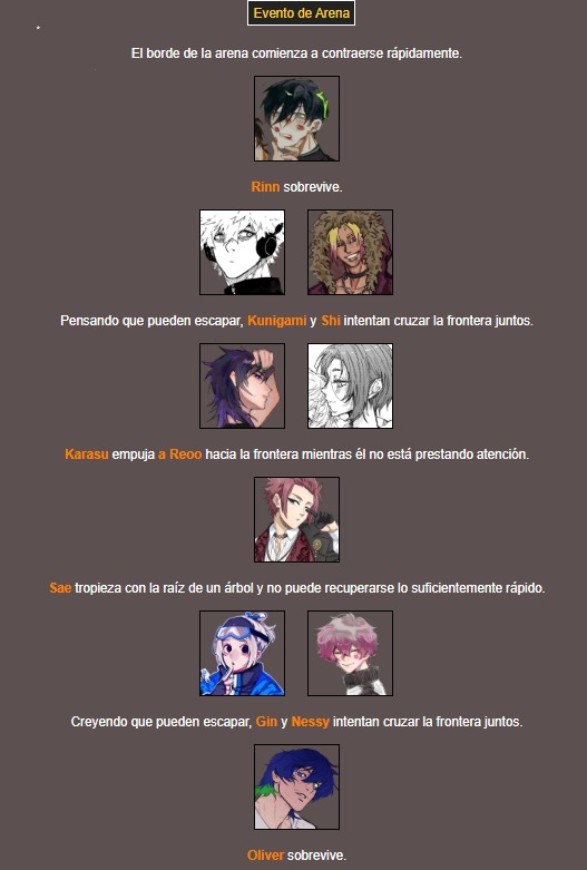 bllkpijudos's tweet image. Evento arena, el borde de la arena comienza a contraerse