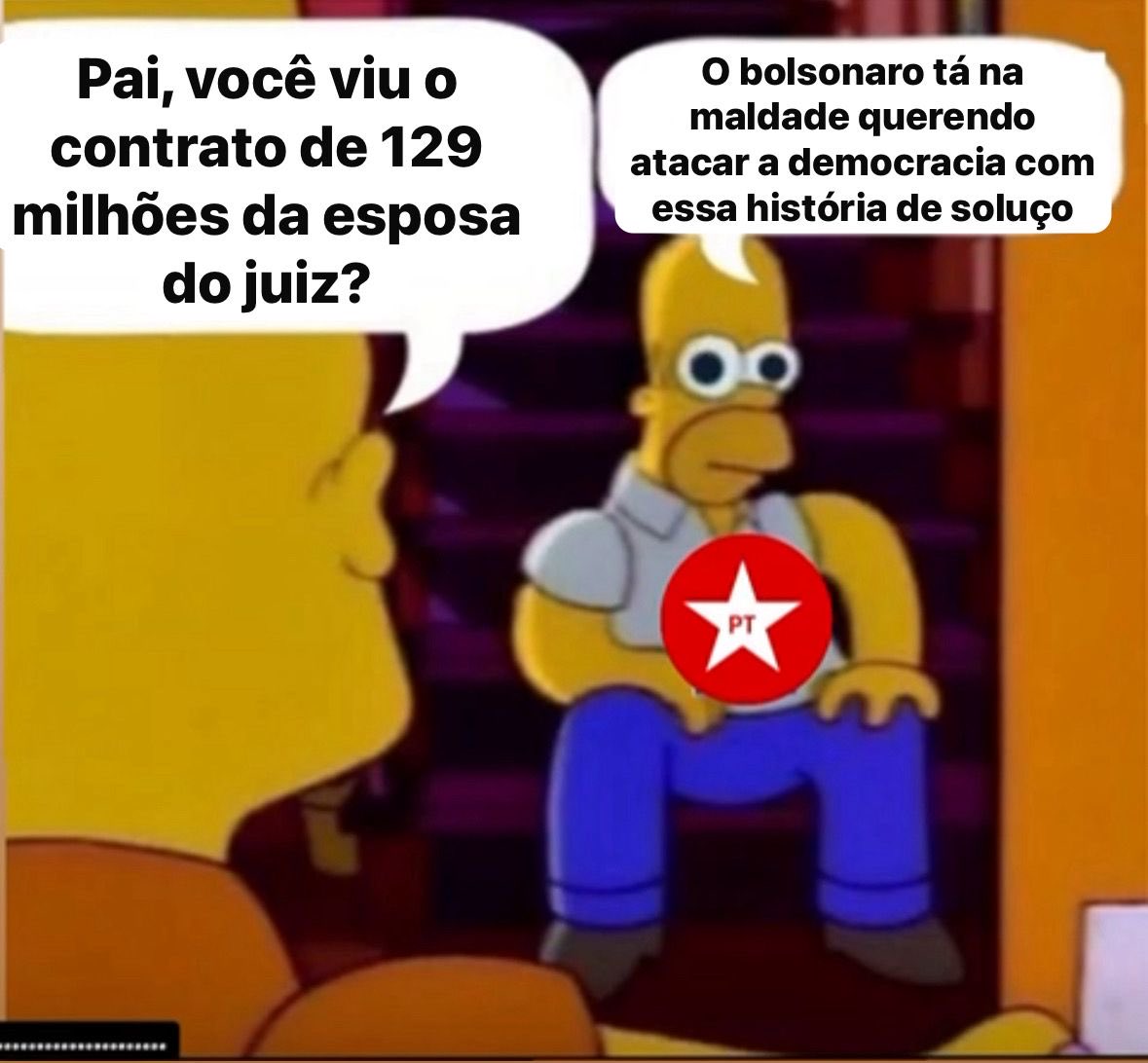 thigagliasso's tweet photo. Pois é… não duvidem se abrirem um inquérito sobre o soluço do bolsonaro. https://t.co/kUsBp9dohl