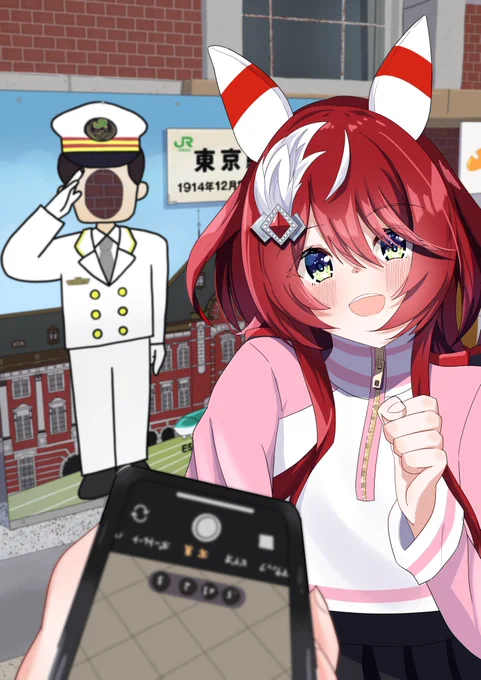 #2025年自分が選ぶ今年の4枚 今年も実在系ウマ娘や鉄道系ウマ娘を描いていました。