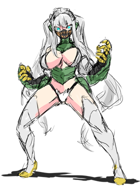 ゴブリン仮面とオーククイーン(仮 