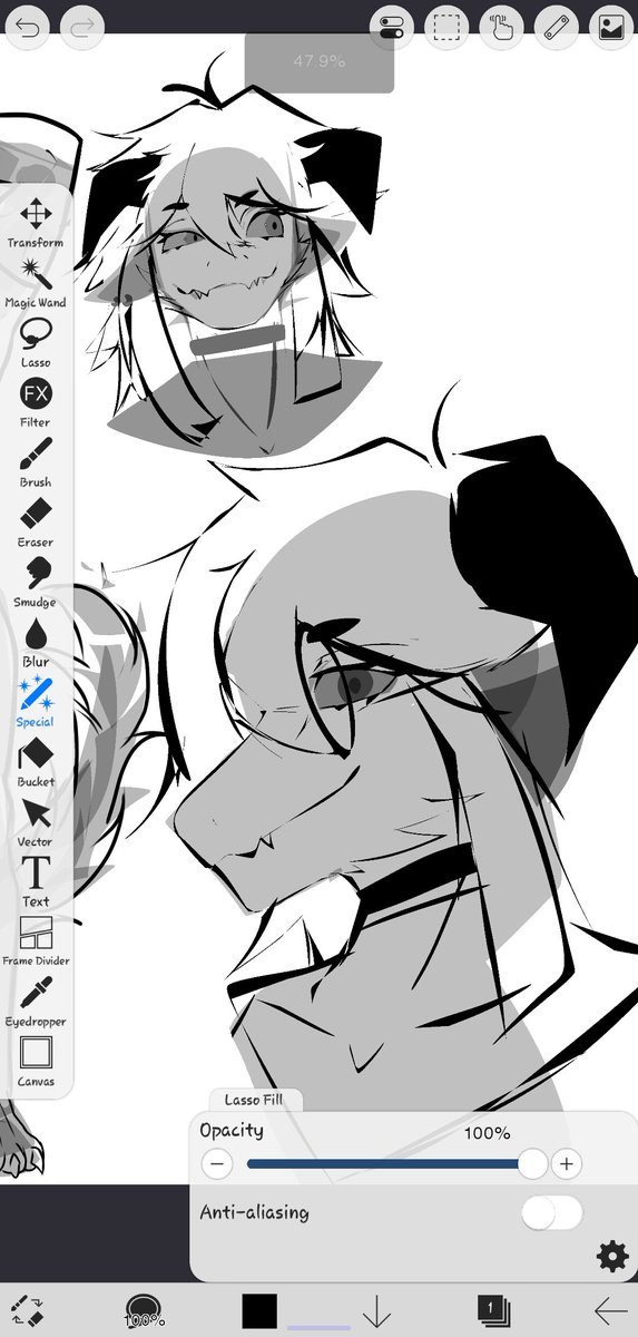 my head hurts but woth an oc for steroy to be a wife! #art #furry #ocart #ocartist