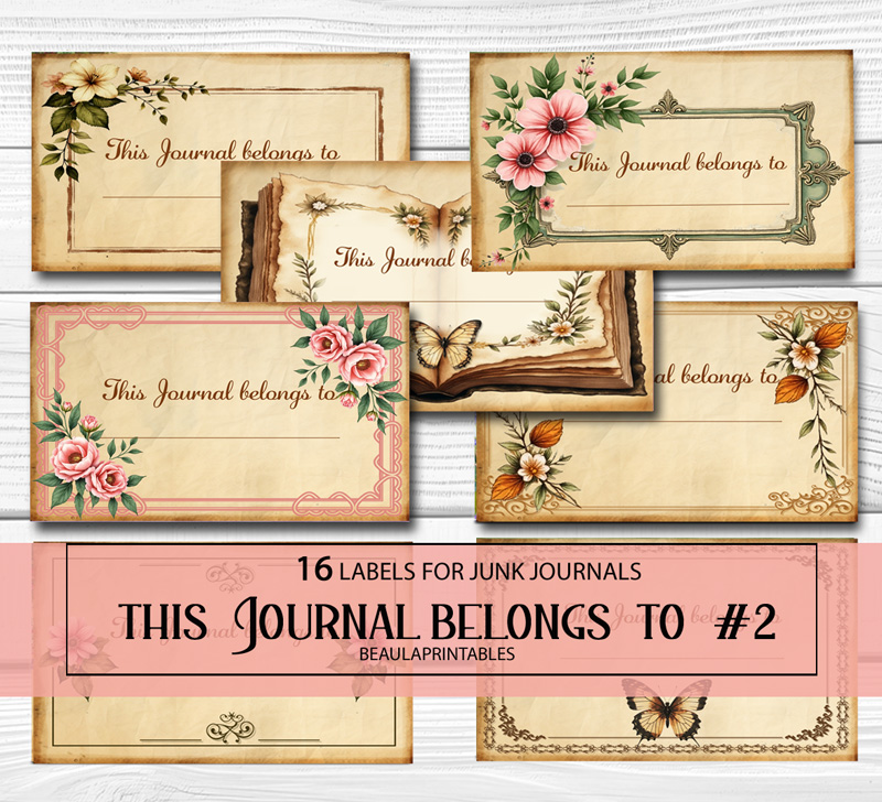 LynnBeaum's tweet photo. 16 Vintage Floral Journal Plates &amp; Labels, A4/US Letter, Digital Download https://t.co/Lilxk4wq7t via @Etsy https://t.co/W6jjoHodRH