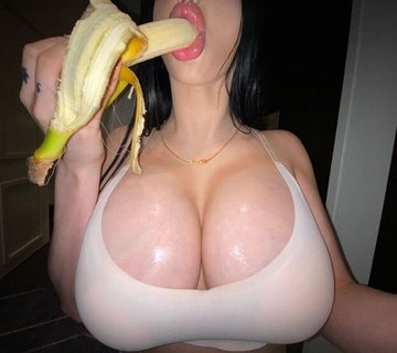 "Mmmm? I have a banana for breakfast. You want some too?"