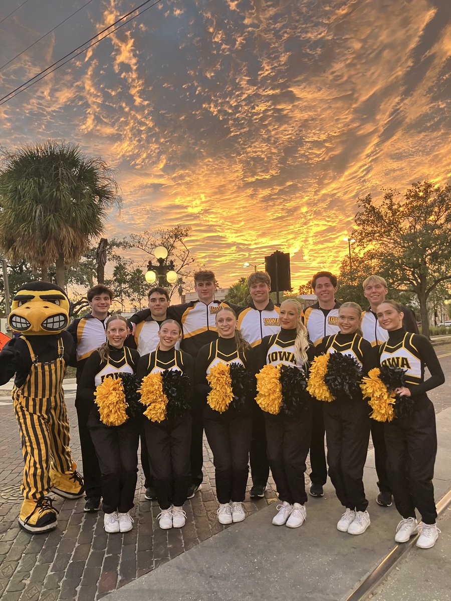 At the Ybor City Parade / Pep Rally <a href="/ReliaQuestBowl/">ReliaQuest Bowl</a> #GoHawks <a href="/uiowa/">University of Iowa</a> <a href="/TheIowaHawkeyes/">The Iowa Hawkeyes</a>