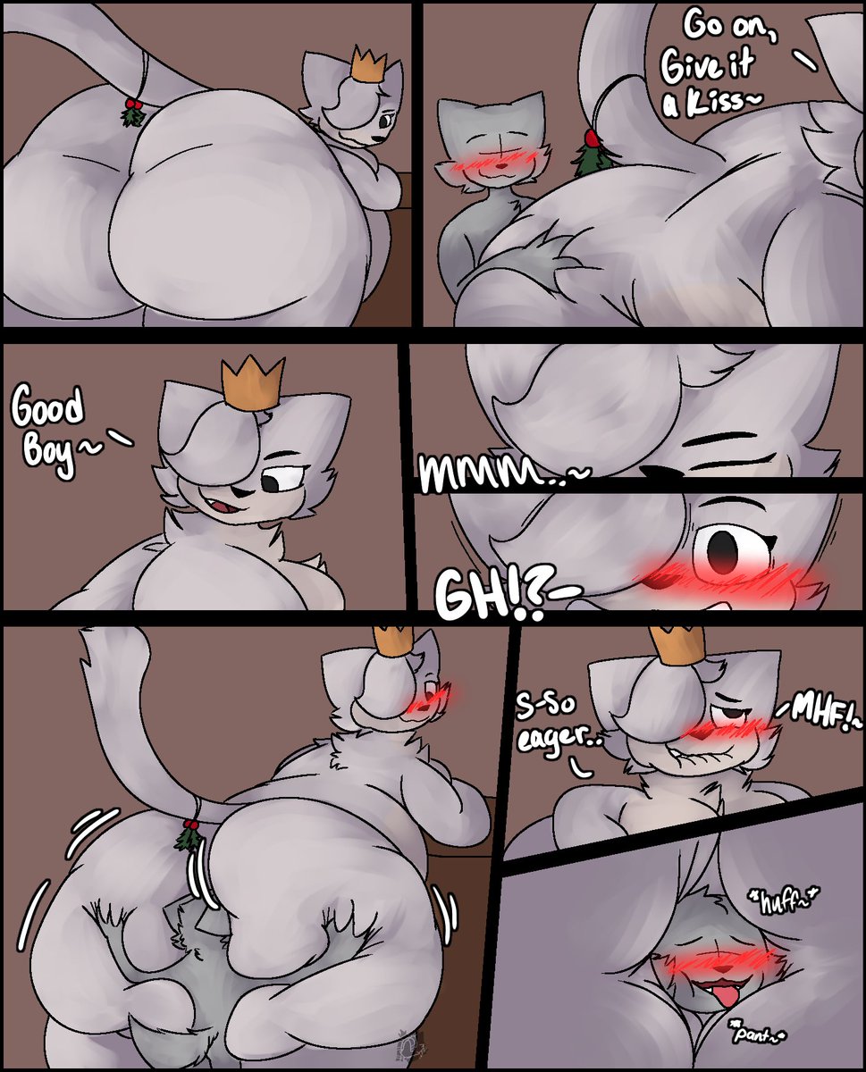 Kiss The Mistletoe~ 🎄

i know late christmas post before New Years, Prince kitty is expecting you lovely servants to give a good deep kiss.. but you took it more deeply than expected~ 
anyway, i got a New Years post worked up in a few hours stay tuneddd