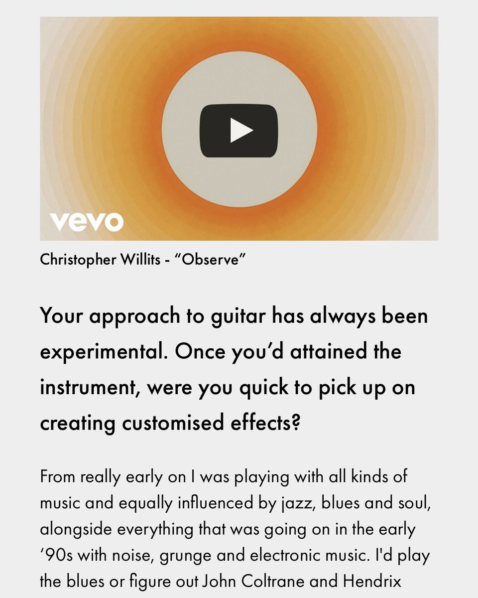 Christopher Willits tweet media