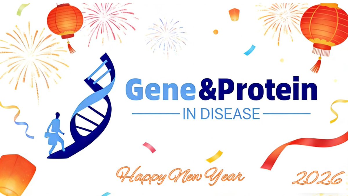 GPD_ASP's tweet photo. Thank you for making 2025 a year of discovery, rigor, and impact.

To our authors, reviewers, editors &amp; readers:

✨ Wishing you a brilliant, healthy, and productive 2026!

Happy New Year from the Gene &amp; Protein in Disease office! 🎉

#HappyNewYear #Academic #Research #GPDJournal https://t.co/7fQkILUc9f