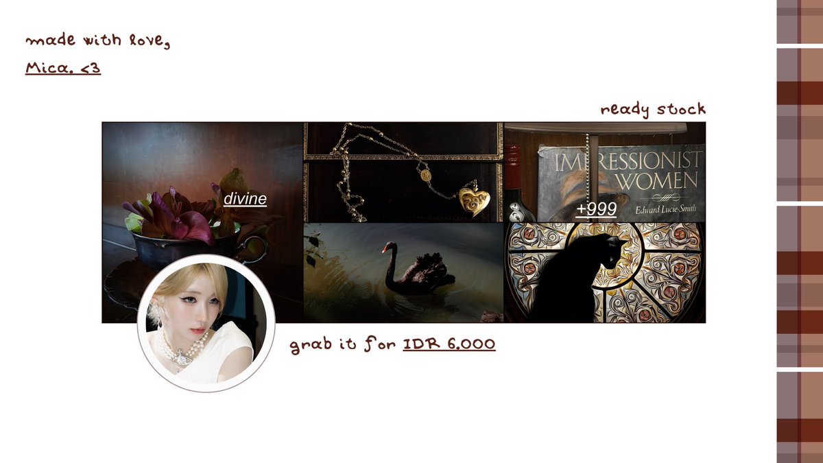 seraphicque's tweet image. help rt?  thank  you ___⭐️

mica's  here  to  bring  you  ready  stock  layout  featuring  Asa from Babymonster  for  6OOO/each.  p.s,  you can  get  jpng ava. ♡

claim  yours  through mica's  direct message  or telegram. &amp;lt;𝟑 .ᐟ

#zonauang