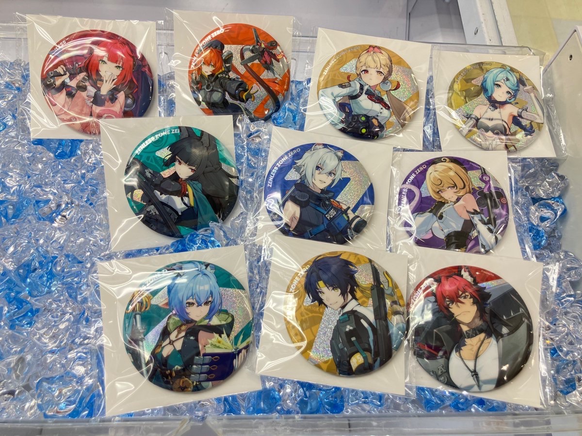 👑プライズ景品入荷情報👑〉 【ゼンレスゾーンゼロ ホログラム缶バッジ