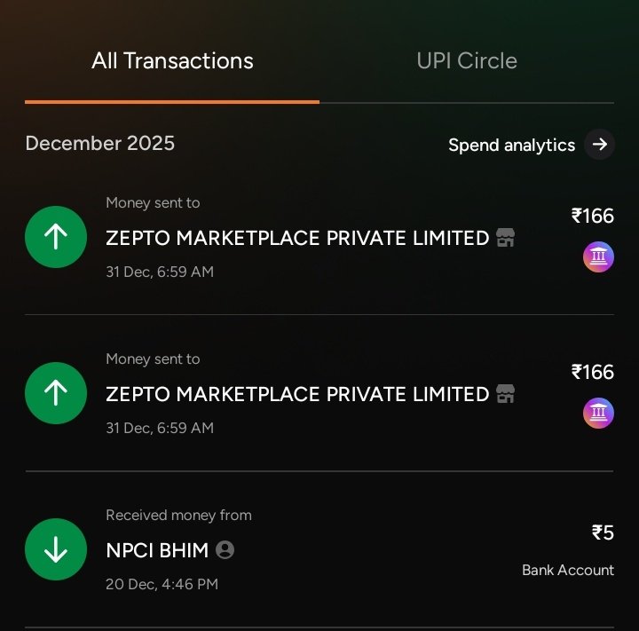visionarytracks's tweet photo. @zeptocares  for the order with amount ot 166 payment has been deducted twice i couldnt dm , please dm i can share the transaction details https://t.co/VO6Fjrr9eV