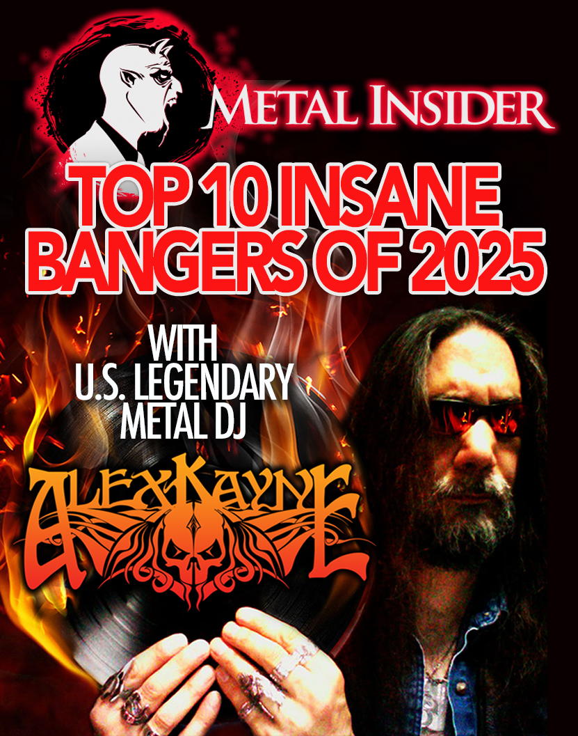 DJAlexKayne's tweet photo. ...Here  it is you Metal Maniacs! @metalinsider 's DJ Alex Kayne's List of TOP 10 ALBUMS OF 2025! Check out the list, dig the Spotify playlist with the key  tracks, and don't forget to tune in on January 5 when we countdown the  complete TOP 25 of 2025 at https://t.co/OEOsErNNi9 https://t.co/YvUp5S7qj8