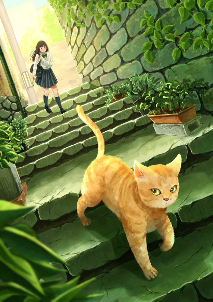 #2025年自分が選ぶ今年の4枚 
2025年ありがとうございました！
今年の作品は自分の好きとか経験とかに向き合って制作出来た気がしています！✨
特に一枚目は想像以上に沢山の反応や言葉をいただけてとても嬉しかったです！
来年も変わらず制作を楽しみますし、より良い作品が描けるよう精進します！