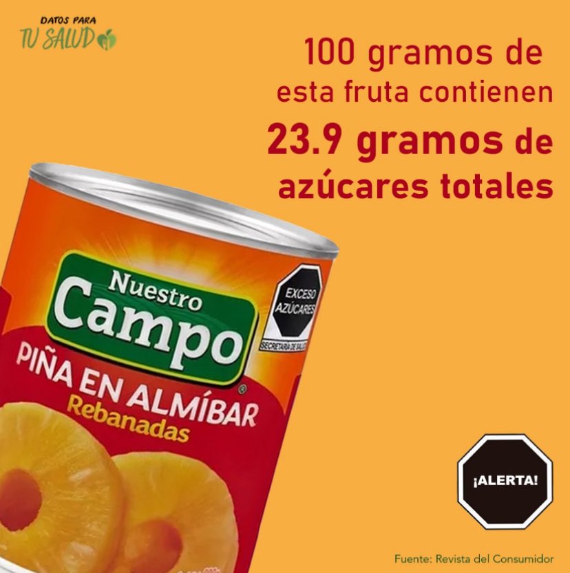 ¿Sabías que el máximo de azúcar que puede consumir una persona sana es de 25 gramos al día?
Más información en: 
labdo.org