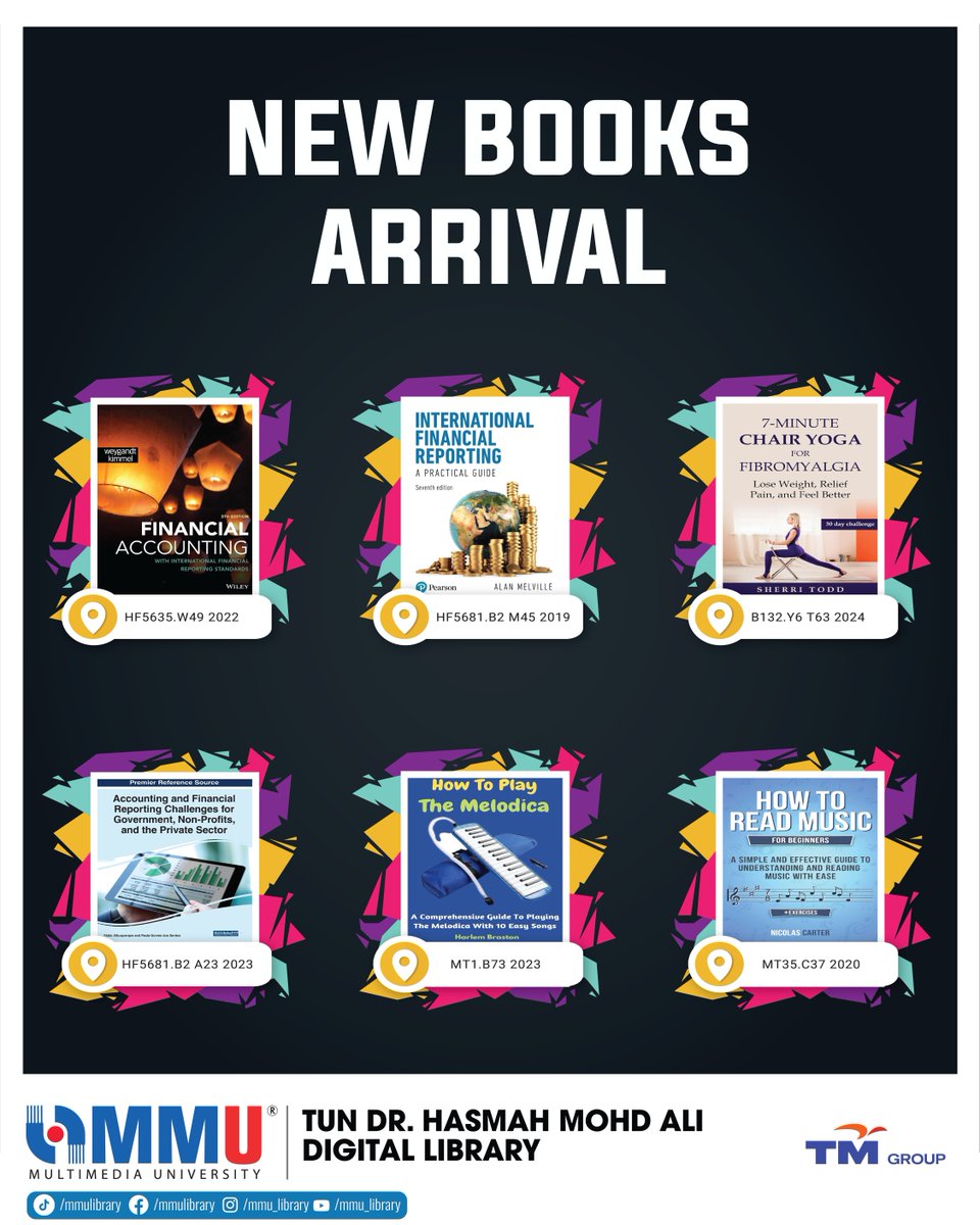 New Books Arrival @ THDL

Check it out at our library webOPAC: 
opac.mmu.edu.my