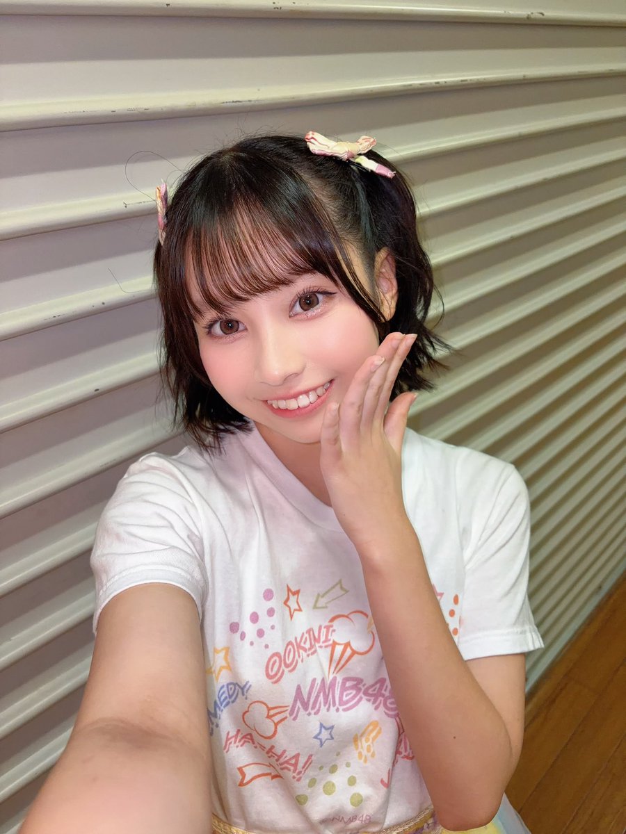 2025 August NMB48 松本海日菜　直筆 NMB48 8期生 松本海日菜 (c)NMB48 - NMB48上西怜＆梅山恋和ダブル