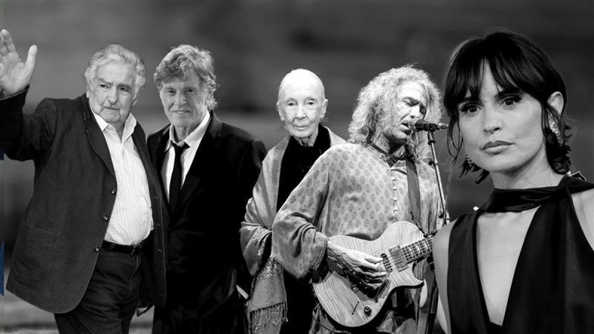 ElHuffPost's tweet photo. David Lynch, Mario Vargas Llosa, Verónica Echegui, Diane Keaton, Robe Iniesta, Pepe Mujica... Las celebridades a las que despedimos en 2025 https://t.co/MlpbO1LX1v https://t.co/b22yFQVVBX