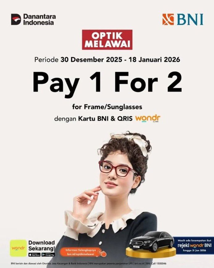 diskonpage's tweet photo. promo optik melawai https://t.co/1HTiDHRbxT