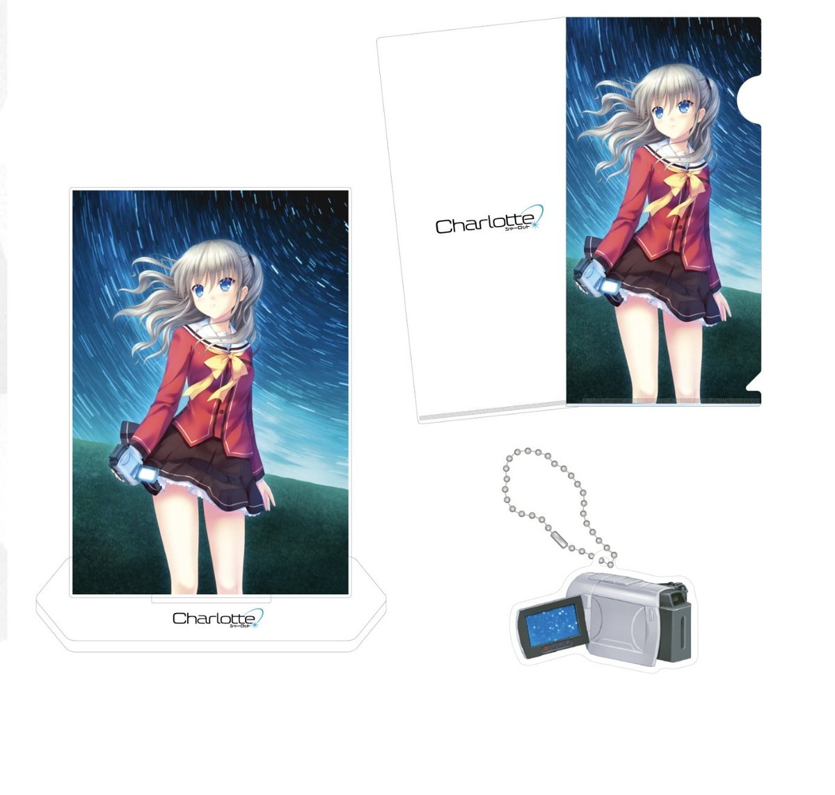 Charlotte 友利奈緒　缶バッジ　4点セット Charlotte 友利奈緒 缶バッジ 4点セット