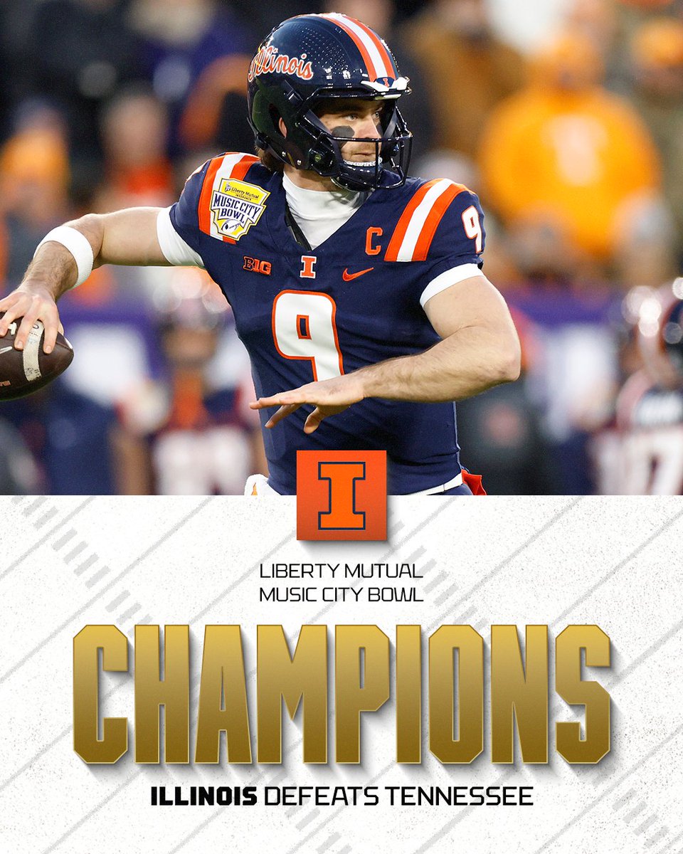 ILLINOIS GETS THE VICTORY VS. TENNESSEE IN AN ABSOLUTE THRILLER 🔥