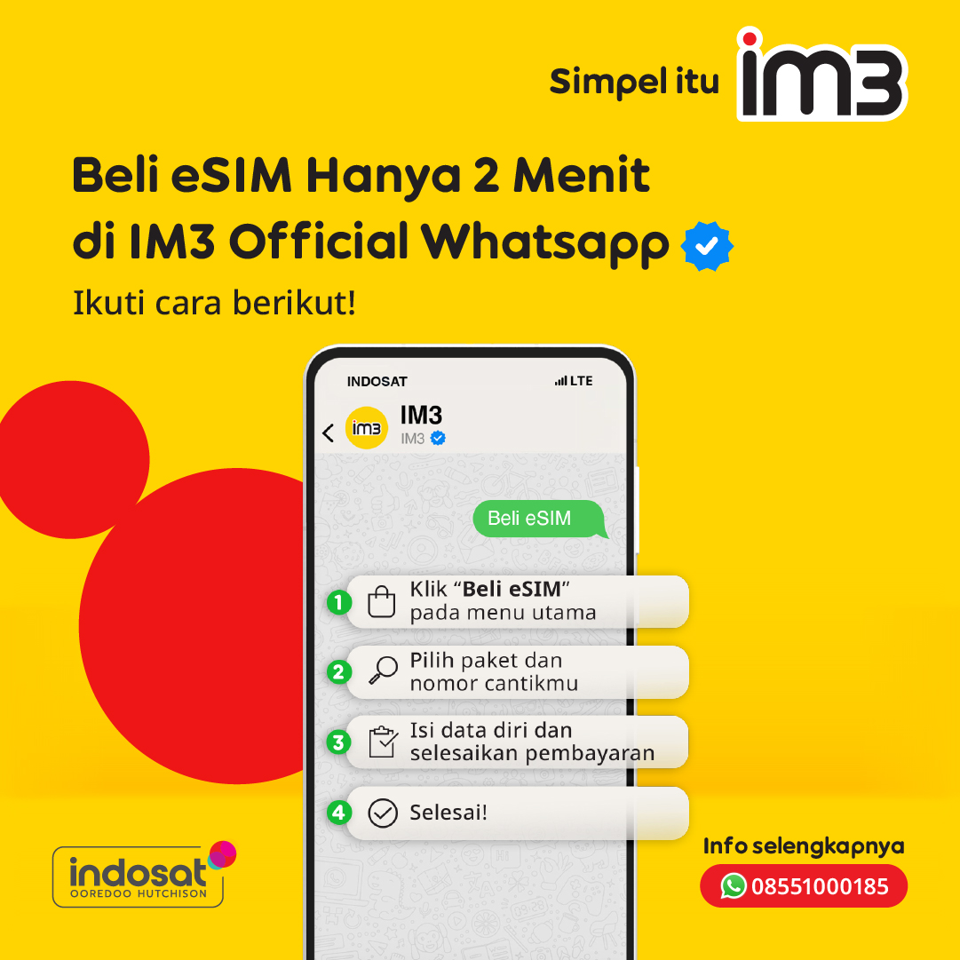 IM3 Care tweet media