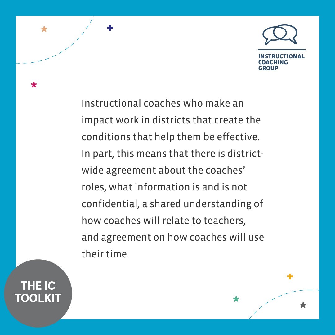 Principals are the secret ingredient to coaching success 👏
 
Supportive leaders understand the power of coaching, speak about it often, and watch small actions turn into big results.
 
No support? Even great coaches can struggle.

#TheICToolkit #ICToolkit