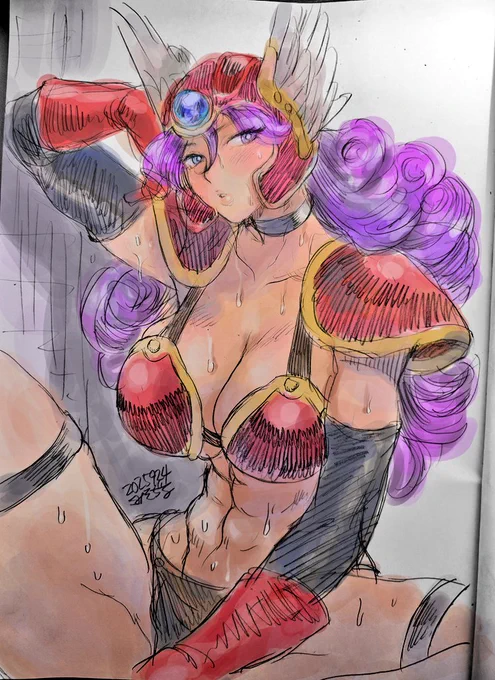 本年もみそぢるのイラストを見て頂き有り難う御座いました今月から就職し、まだ不安がいっぱいですが何かとそれを乗り切って以前のように絵を沢山描けるような、良き年になれる事を願う!来年もまたマイペースではありますが見てあげてくださーい!皆様良いお年を #2025年自分が選ぶ今年の4枚