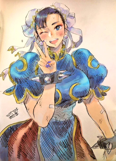 本年もみそぢるのイラストを見て頂き有り難う御座いました今月から就職し、まだ不安がいっぱいですが何かとそれを乗り切って以前のように絵を沢山描けるような、良き年になれる事を願う!来年もまたマイペースではありますが見てあげてくださーい!皆様良いお年を #2025年自分が選ぶ今年の4枚