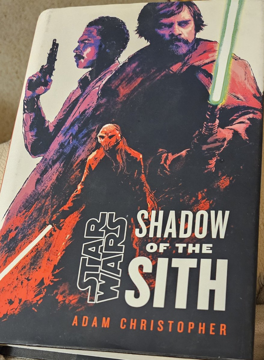 TheWuWu's tweet photo. Next novel up.... a break from my serial killers, thrillers, crime, mystery books... I normally don't read Star Wars books but this looked interesting @ghostfinder #StarWars #ShadowOfTheSith https://t.co/bppzCqHxM3