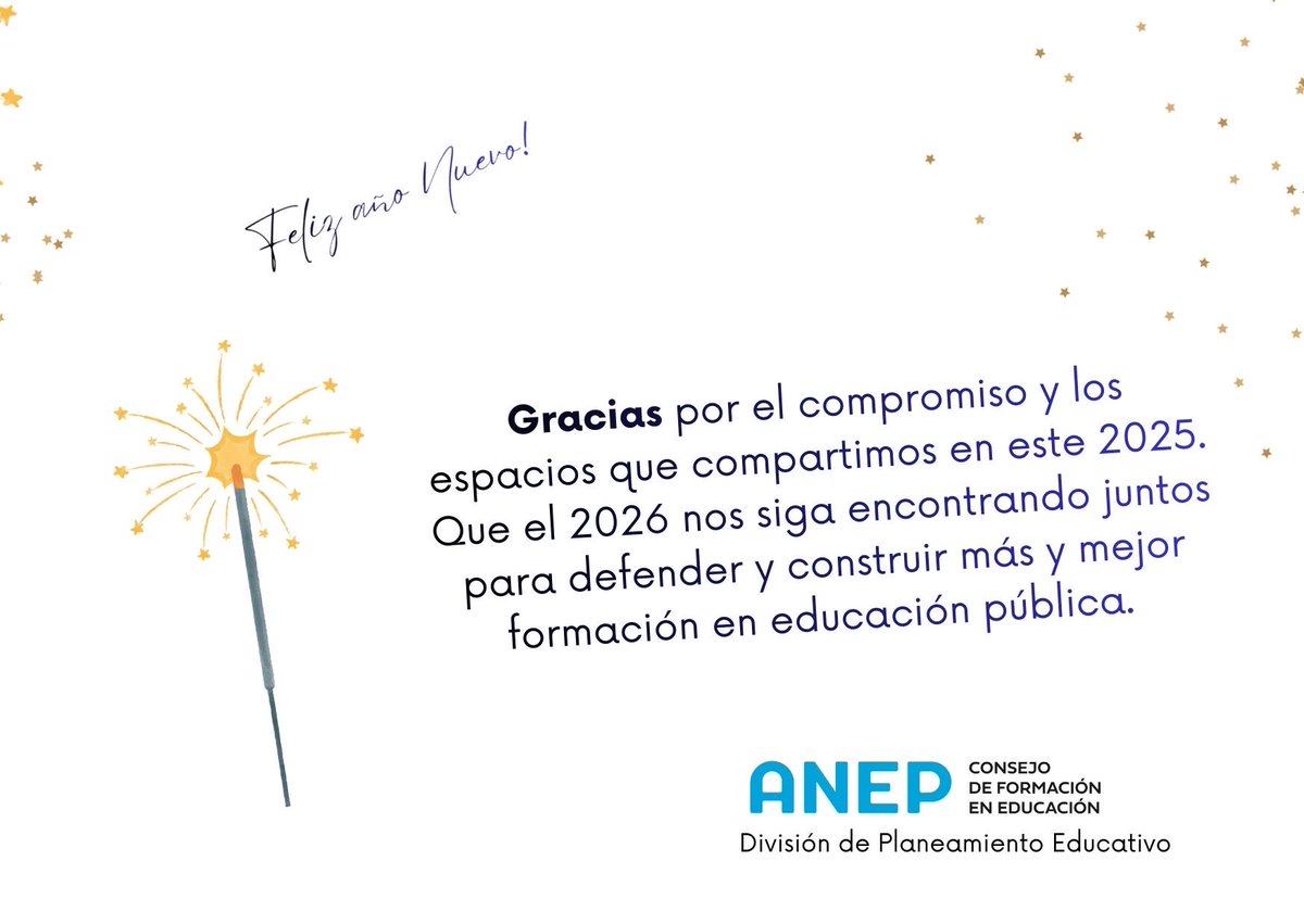 Planeamiento Educativo CFE/ANEP tweet media