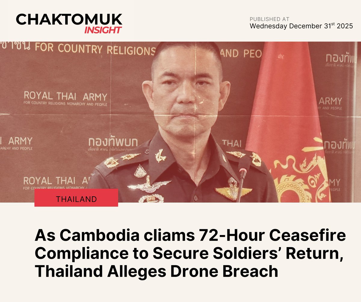 When Cambodia maintained that it had fully complied with the 72-hour ceasefire in order to secure the return of 18 Cambodian soldiers captured shortly after the truce, Thailand’s military moved to project firmness and vigilance by alleging that Cambodian forces flew more than 250