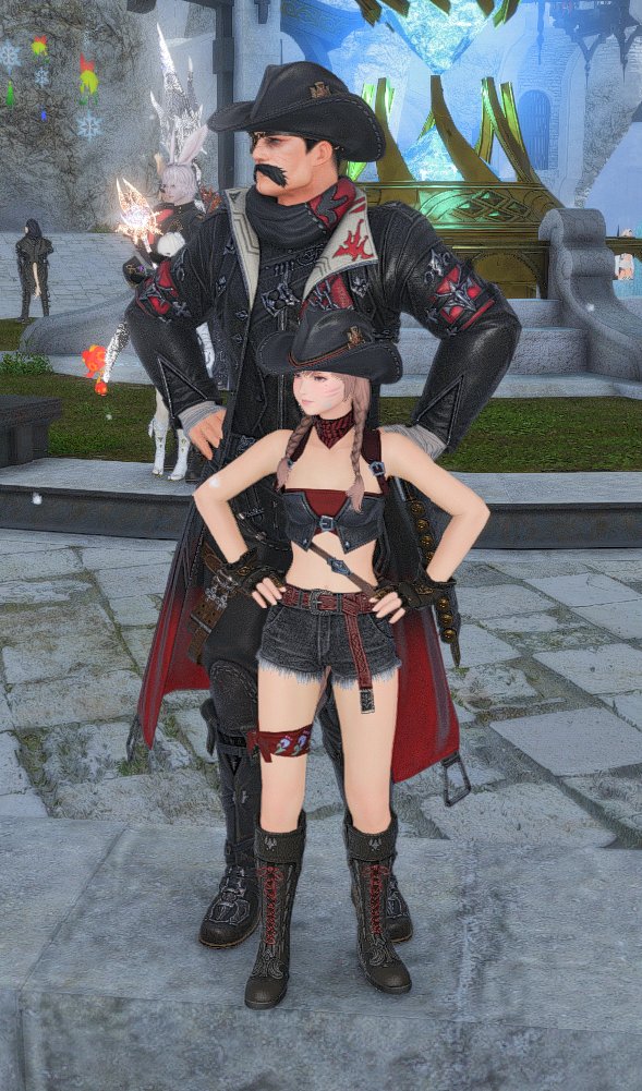 brybryx3's tweet image. rare aesthetic: miqo gf highlander bf