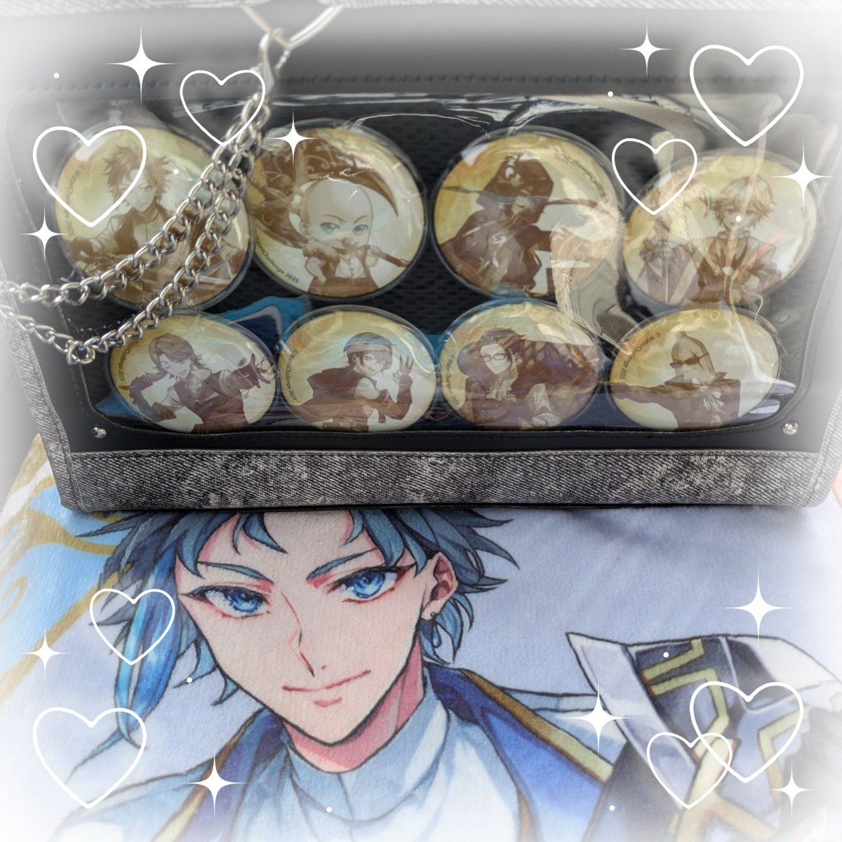 今日はおばあちゃんのお家に行きます✨ お気に入りの缶バッジと