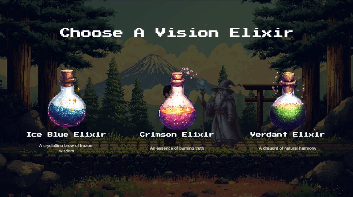 gunnar_nft's tweet photo. I built a game about finding purpose entirely with AI, only using English 

It's called https://t.co/yt8M8IlW0p 

In this game you play as a business man who travels to Mt. Fuji to find purpose. 
 
Explore 25 levels &amp; answer the shamans' questions to find the answers you seek. https://t.co/wLMcPIclC6