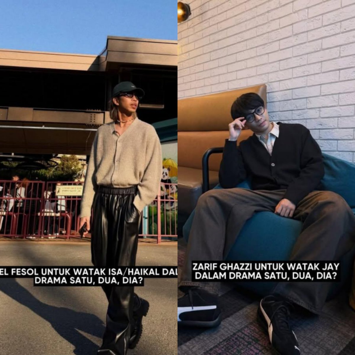 The fact, their previous co star were Erysha Emyra✌🏻.. All of them always amazing in acting🔥.. Their chemistry with erysha always🔥..Erysha kot🥰