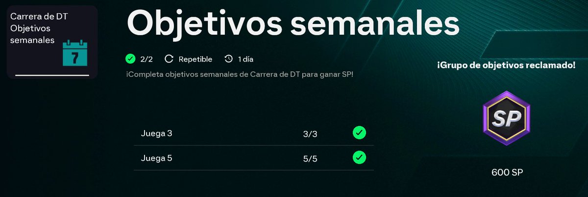 JuniorSintress's tweet photo. 🚨COMO CONSEGUIR los 1400 SP de Carrera DT Fácilmente🚨

⏩Solo tienes que Anotar un Gol y Soltar el Mando por Partido🎮

🧵Hilo Pasos 👇🏻 https://t.co/WsAQjpldUB