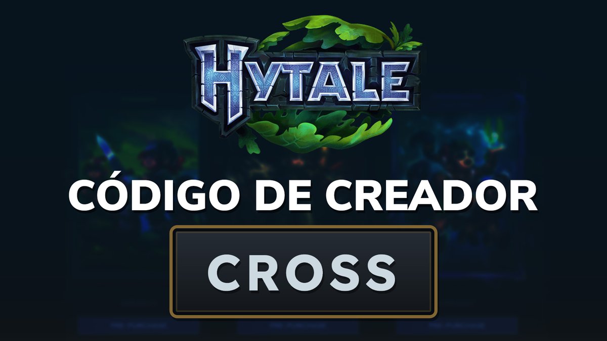 ¡Ya tengo código de creador de Hytale! ✨

Así como con Minecraft, planeo crear bastante contenido para la comunidad.

¡Si te gustaría apoyarme, usa el código CROSS en la tienda de Hytale! ❤️

Me hace mucha ilusión <3