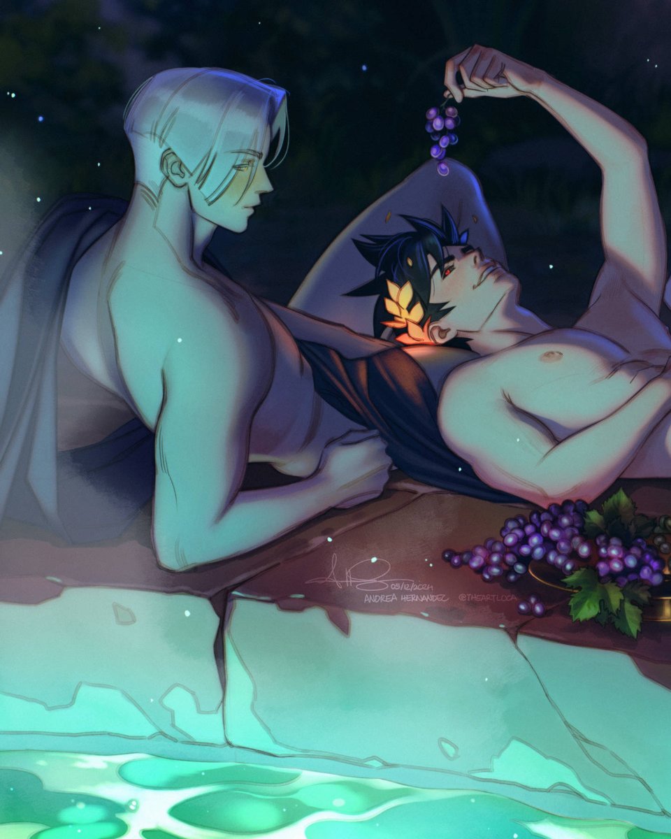 smtorama's tweet image. I think once the events of Hades 2 are done and the dust settles, Zag and Than might enjoy a visit to the hot springs themselves