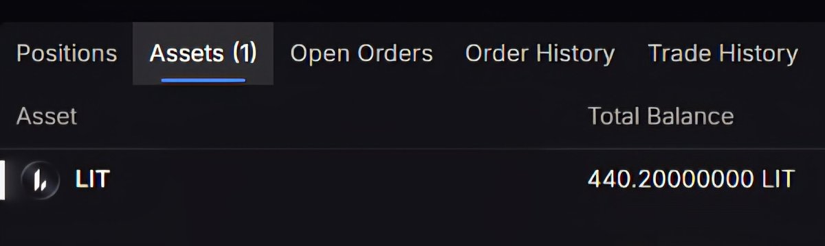 TrendSyveth's tweet image. $LIT Lighter trading is live.

Check your Lighter portfolio if you ever make a trade 

app-lighter.io/portfolio

Sold 80% $LIT at $2.80, keeping 20% in case we get a HyperLiquid-type run no FOMO later.

Congrats to everyone who farmed!