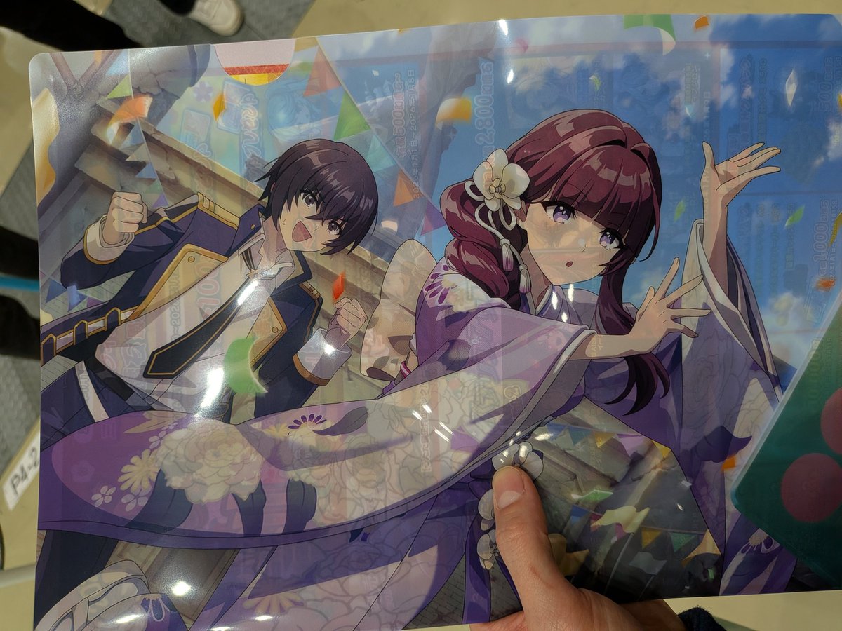 カゲマス #C107 カゲマスクリアファイル貰った。