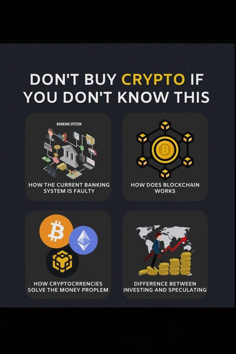 Buy crypto only if you understand the fundamentals. 📊🔐 Learn how the  market works, know the risks, and study each area before investing.  Knowledge always comes first in crypto. 🚀💡 #CryptoEducation #InvestSmart  #ECXX