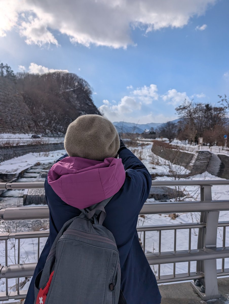 母の散歩に付き合う