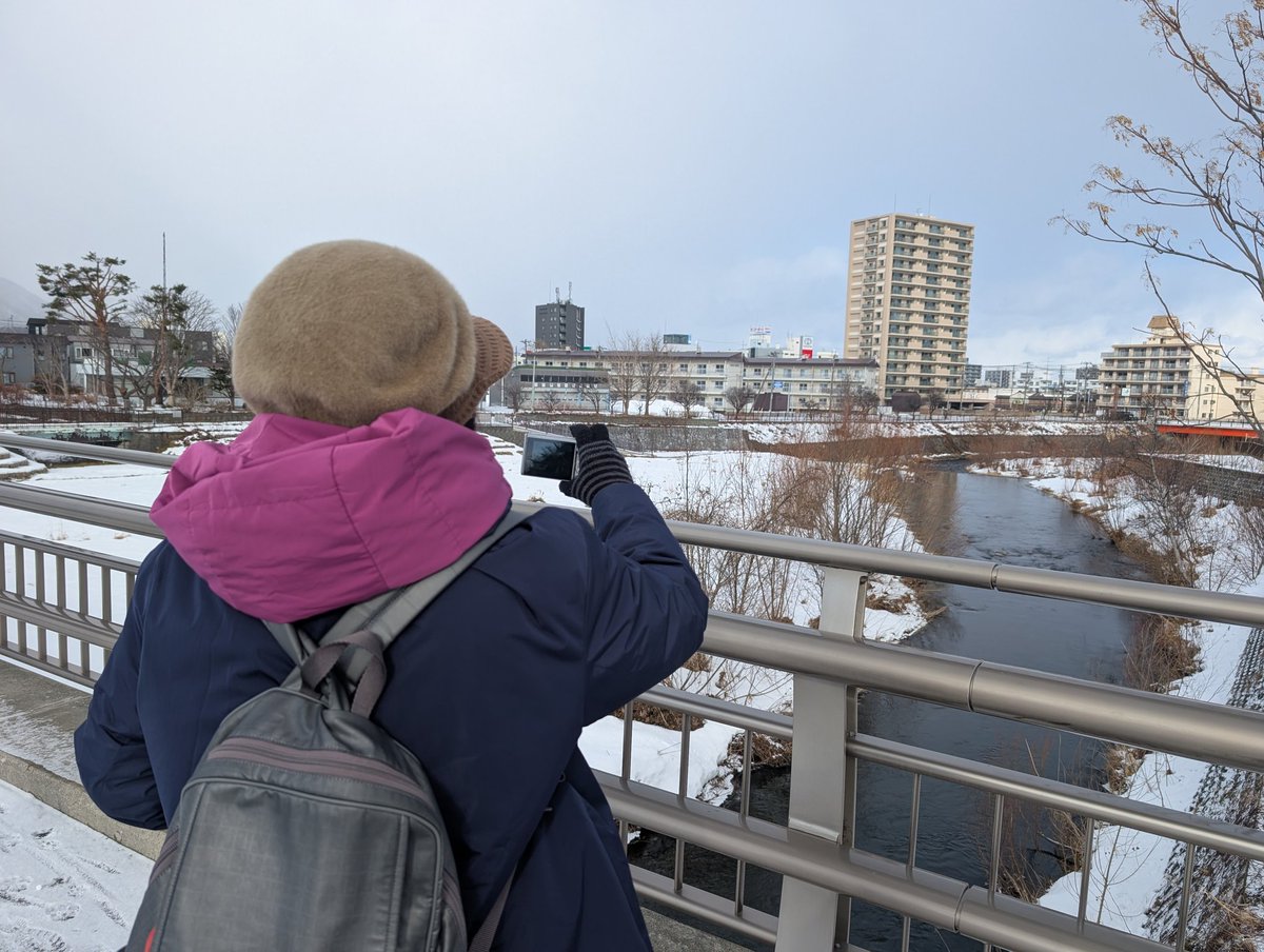 母の散歩に付き合う