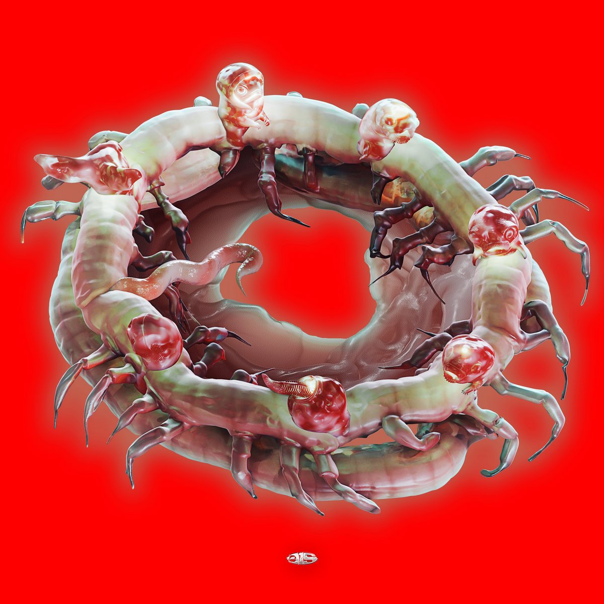 My latest music is out now on D1S! 
It’s an original track that got remixed by one artist, then another artist remixed the previous remix, and so on — until I finally remixed the final remix myself. It’s basically a “human centipede”-style remix chain! 
d1smusic.bandcamp.com/album/year-of-…