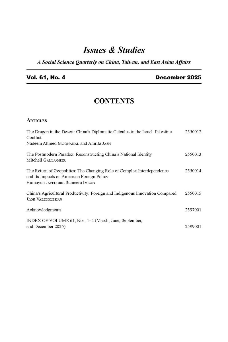 Issues & Stuides tweet media