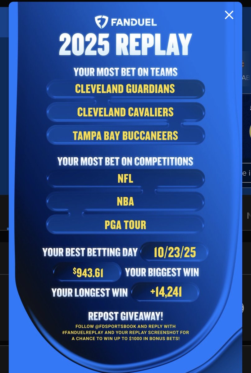young_jy's tweet photo. @FDSportsbook #FanDuelReplay https://t.co/UBEFmUDMN8