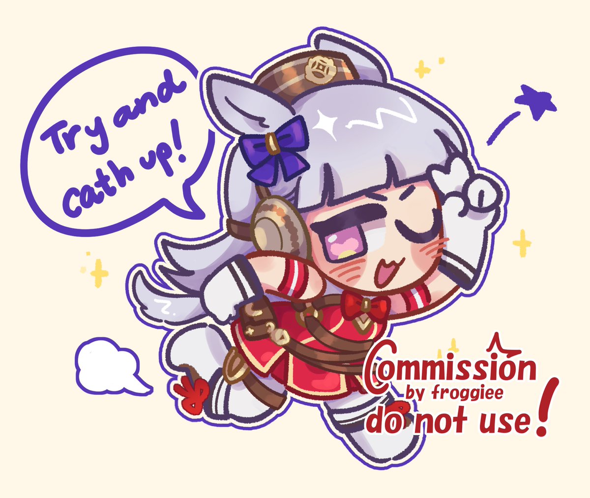 froggieetwt's tweet image. I'm very honored that my first commission on Vgen is Gold Ship
#VGenComm #VGen  #umamusume