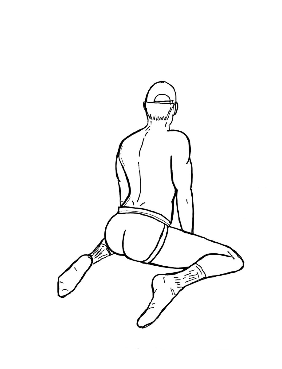 mkrames2's tweet photo. But like, why do I kind of want to get a tattoo of the drawing I made of myself? If not me, someone should get this tattooed. #bubblebutt #tattoo #queerart #breedable https://t.co/IoL2cMIErY