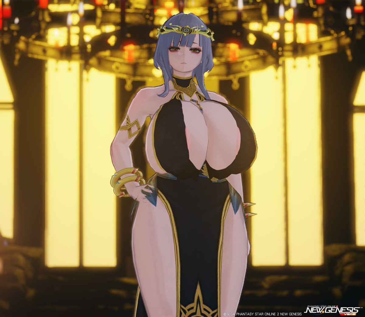 たまには千年前のコーデ
#メンテの日じゃないけどssを貼る 
#PSO2NGS__SS 
#PSO2NGS