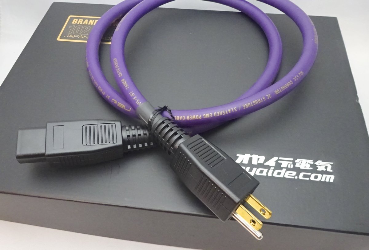 2025年ラストのmy new gear Oyaideの電源ケーブルAXIS-303 GX/1.2