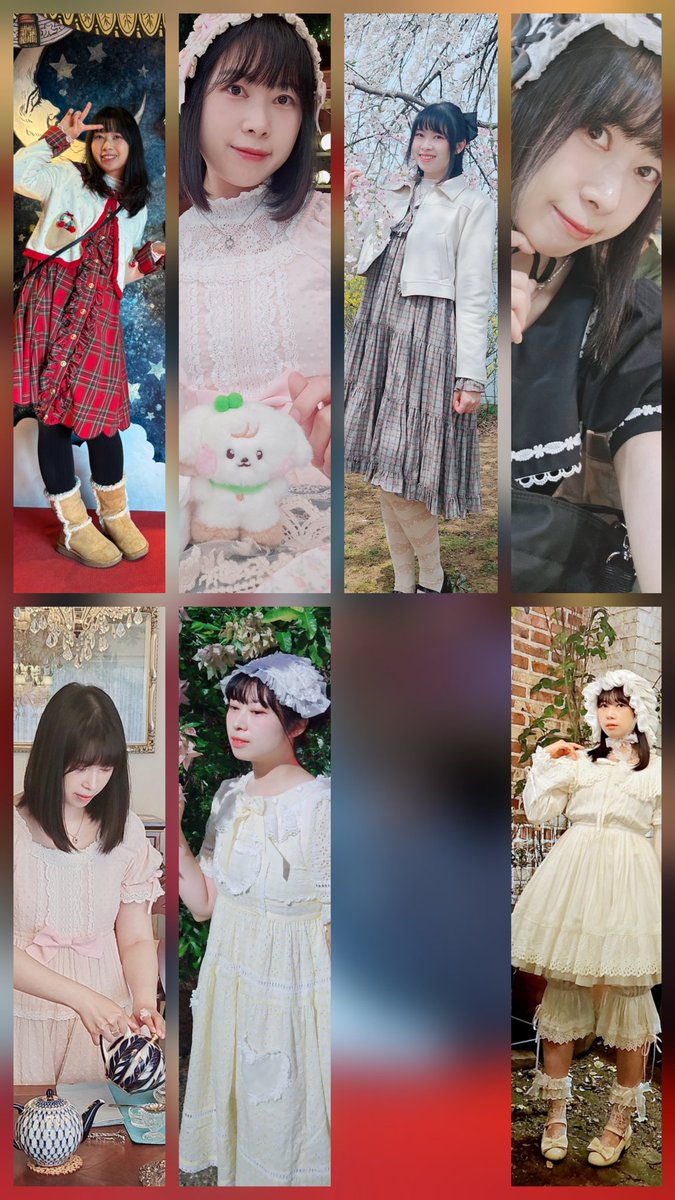 오랜만에 롤말정산

풀로리타보단 일상복으로 간간히 입고 있지요!
곧 열리는 로리타데이 아틀리에 아로아 부스에 얹어서(?) 🎀메리레터🎀라는 작은 인디브랜드로 부스를 냅니당! 많관부

내년에도 잘 부탁드려요!
모두들 새해 복 많이 받으세요😍❤️